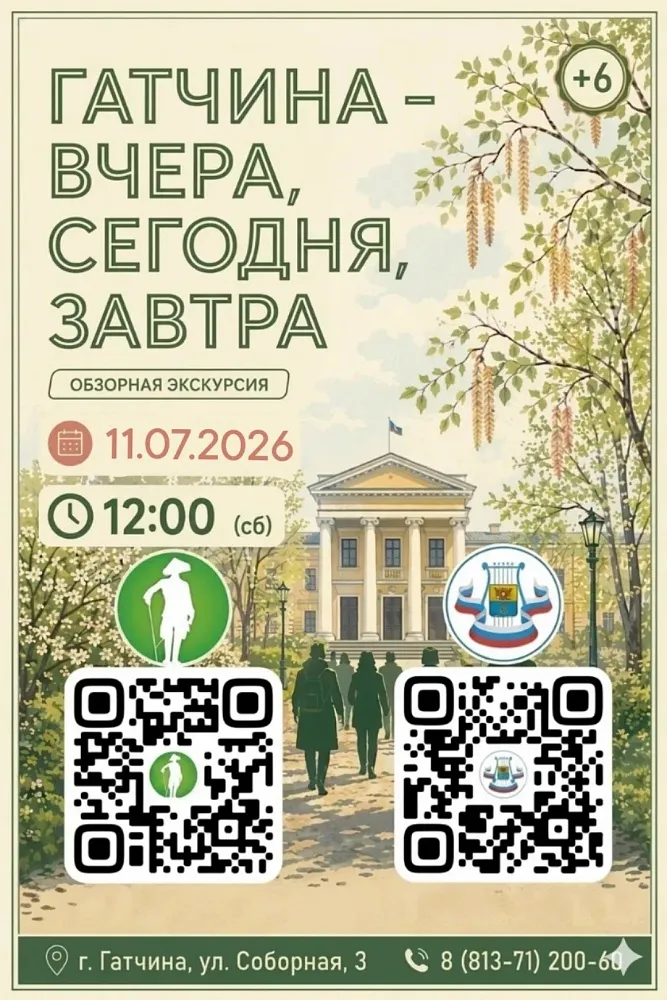 Гатчина вчера, сегодня.